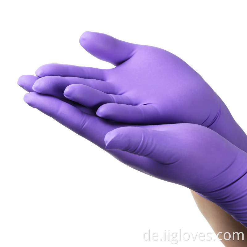 Großhandel Schönheitssalon Custom Box Grüne Tattoo Beauty Make -up puderfreie grüne Nitrilhandschuhe